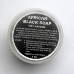 100% African Raw Black Soap in Container