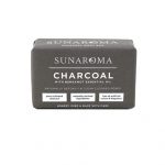 Sunaroma Soap Bar Charcoal With Bergamot Oil 8 Ounce (2 Pack)