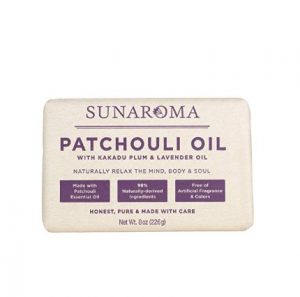 Sunaroma Soap Bar Patchouli Oil 8 Ounce (236ml) (6 Pack)