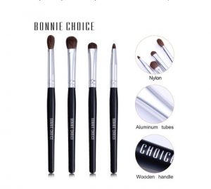 1 Pc BONNIE CHOICE, Eye Shadow Powder Foundation Blending Brush Eyeshadow Wooden Handle Makeup Tool