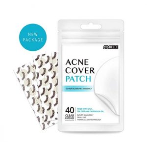 Acne Absorbing Cover Patch Hydrocolloid, Tea Tree, Calendula Oil, CICA (40 ROUND PATCHES) - Avarelle