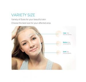 Acne Absorbing Cover Patch Hydrocolloid, Tea Tree, Calendula Oil, CICA (40 ROUND PATCHES) - Avarelle - Image 3