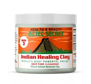 Indian Healing Clay, 16oz Bragg's Apple Cider Vinegar, Natural Bamboo Bowl, Stir, Scoop, Brush & Tote - Aztec Secret - Image 2