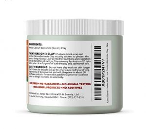 Indian Healing Clay - 1 lb. Deep Pore Cleansing Facial & Body Mask - Aztec Secret - Image 3