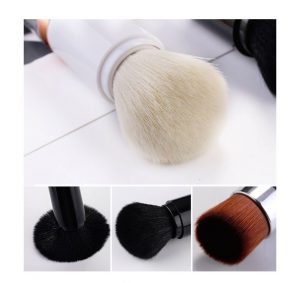 Dual End Makeup Brushes, Powder Foundation Blush & Eye Shadows Retractable Multifunction Cosmetic Brush - Image 3