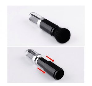 Dual End Makeup Brushes, Powder Foundation Blush & Eye Shadows Retractable Multifunction Cosmetic Brush - Image 5