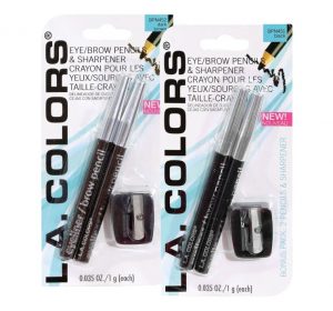 Eyeliner & Brow Pencils with Sharpener - 3CT Packs,  L.A. Colors Expressions - Image 2