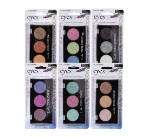 Eyeshadow Palettes, 3-Color - L.A. Colors Professional Series - Image 2