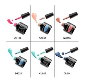 2019 Color Gel Nail Polish Kit Soak Off UV LED Gel Polish Varnish Lacquer - 6pcs 2019 Color - Image 2