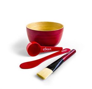 Indian Healing Clay, 16oz Bragg's Apple Cider Vinegar, Natural Bamboo Bowl, Stir, Scoop, Brush & Tote - Aztec Secret - Image 4