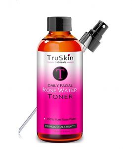 Rose Water Facial Toner Spray - Natural Astringent Face Mist