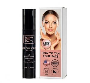 Self Tanner For Face - Anti Aging Sunless Tanning Serum