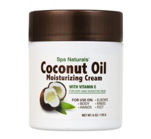 Coconut Oil Moisturizing Creams, 6-oz. Tubs - Spa Naturals - Image 2