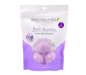 Lavender Dreams Bath Bombs, 3-ct. Packs - Spa Naturals