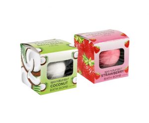 Scented Bath Bomb Gift Boxes, 5 oz. - Spa Naturals