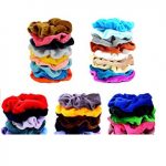 Hair Scrunchies, 45 Pcs Velvet Elastics Bobbles Hair Bands Scrunchy Hair Tie Ropes Scrunchie for Women Girls - Image 4