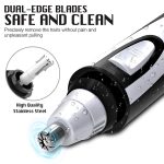Ear and Nose Hair Trimmer Clipper - 2019 Professional Painless Eyebrow and Facial Hair Trimmer for Men and Women - Image 2