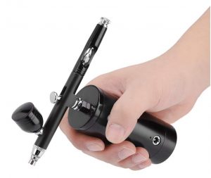 Mini Air Compressor Spray Gun, Single Action Airbrush Gun - Image 3