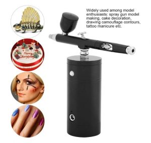 Mini Air Compressor Spray Gun, Single Action Airbrush Gun - Image 2