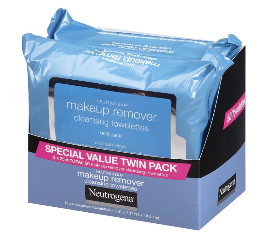 Neutrogena Makeup Remover Cleansing Towelettes 3 Neutrogena Makeup Remover Cleansing Towelettes - Image 1
