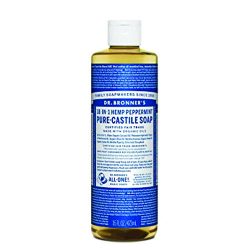 Dr Bron Liquid Soap Peppermint 32 Oz