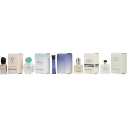 5 PIECE WOMENS VARIETY WITH ARMANI CODE & ACQUA DI GIO & ARMANI SI & ACQUA DI GIOIA & EMPORIO ARMANI BECAUSE IT'S YOU AND ALL ARE MINIS - GIORGIO ARMANI VARIETY by Giorgio Armani