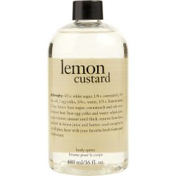 BODY SPRITZ 16 OZ (NO PUMP) - PHILOSOPHY LEMON CUSTARD by Philosophy