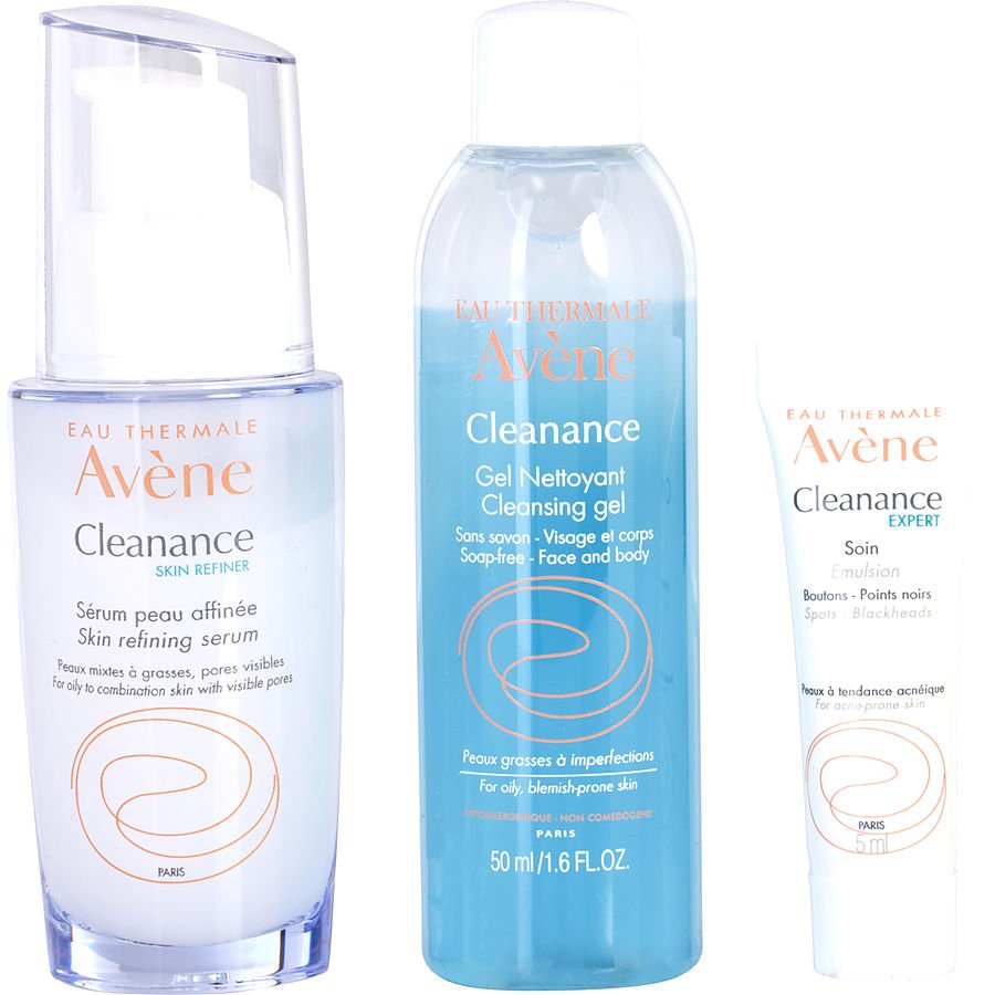Cleanance Set: Cleanance Serum 30ml + Cleanance Gel 50ml + Cleanance Expert Emulsion 5ml --3pcs - Avene by Avene Cleanance Set: Cleanance Serum 30ml + Cleanance Gel 50ml + Cleanance Expert Emulsion 5ml --3pcs - Avene by Avene
