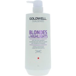DUAL SENSES BLONDES & HIGHLIGHTS ANTI-YELLOW SHAMPOO 33.8 OZ - GOLDWELL by Goldwell