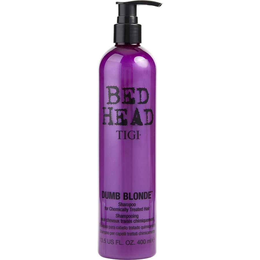 DUMB BLONDE SHAMPOO FOR CHEMICALLY TREATED HAIR 13.5 OZ (PACKAGING MAY VARY) - BED HEAD by Tigi DUMB BLONDE SHAMPOO FOR CHEMICALLY TREATED HAIR 13.5 OZ (PACKAGING MAY VARY) - BED HEAD by Tigi