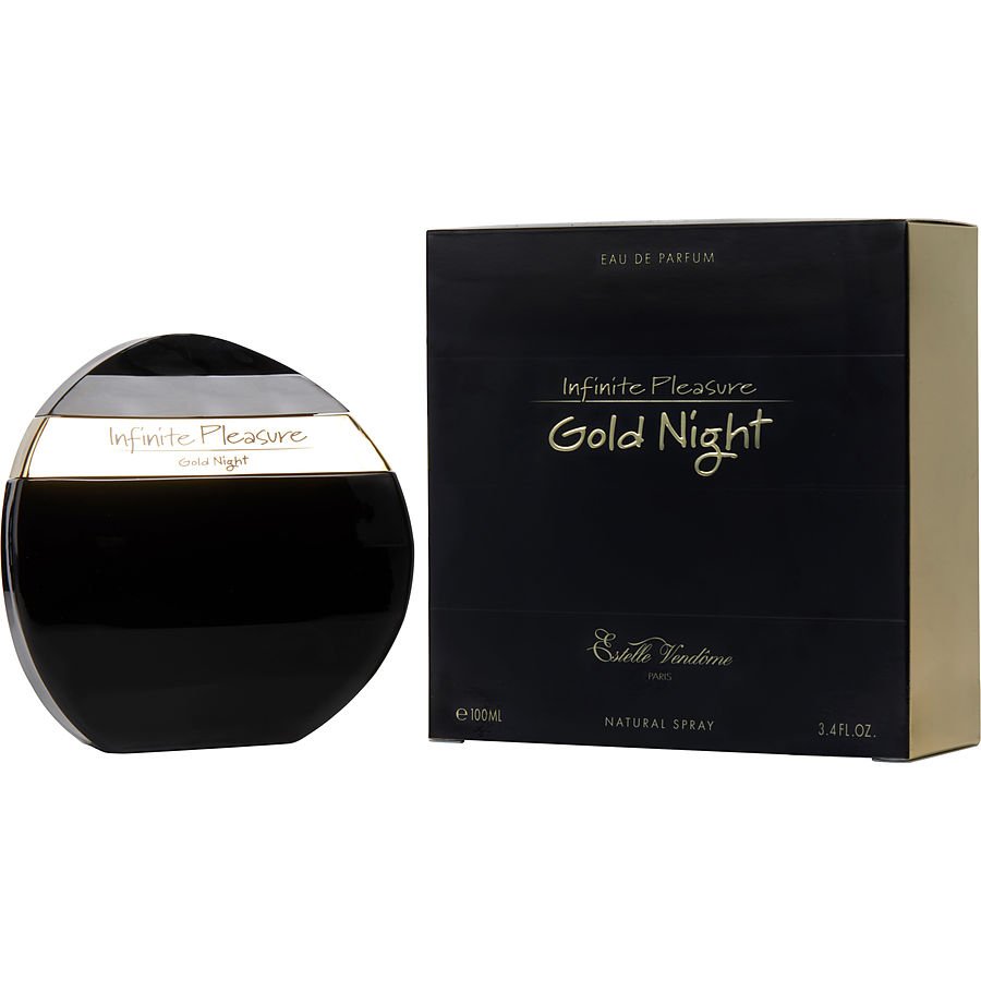EAU DE PARFUM SPRAY 3.4 OZ - INFINITE PLEASURE GOLD NIGHT by Estelle Vendome EAU DE PARFUM SPRAY 3.4 OZ - INFINITE PLEASURE GOLD NIGHT by Estelle Vendome