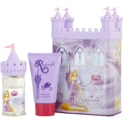 EDT SPRAY 1.7 OZ (CASTLE PACKAGING) & SHOWER GEL 2.5 OZ & CASTLE COIN BANK - TANGLED RAPUNZEL by Disney