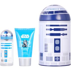 EDT SPRAY 1.7 OZ & SHOWER GEL 2.5 OZ (TIN CAN PACKAGING) - STAR WARS R2D2 by Marmol & Son