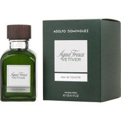 EDT SPRAY 4 OZ - ADOLFO DOMINGUEZ AQUA FRESCA VETIVER by Adolfo Dominguez