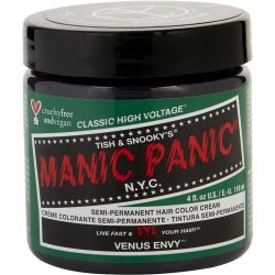 HIGH VOLTAGE SEMI-PERMANENT HAIR COLOR CREAM - # VENUS ENVY 4 OZ - MANIC PANIC by Manic Panic