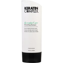 KERATIN CARE SMOOTHING SHAMPOO 13.5 OZ (NEW WHITE PACKAGING) - KERATIN COMPLEX by Keratin Complex