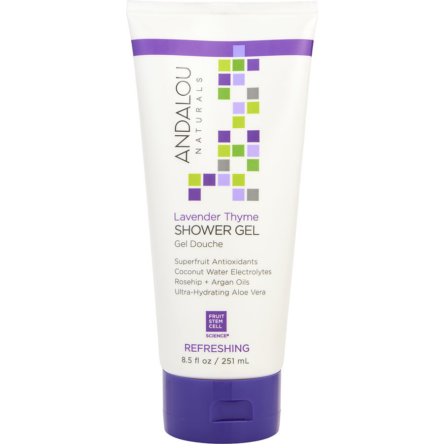 Lavender Thyme Refreshing Shower Gel --250ml/8.5oz - Andalou Naturals by Andalou Naturals Lavender Thyme Refreshing Shower Gel --250ml/8.5oz - Andalou Naturals by Andalou Naturals