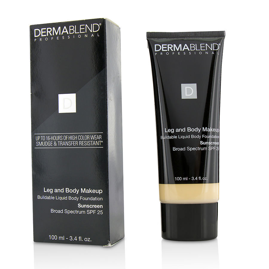 Leg and Body Make Up Buildable Liquid Body Foundation Sunscreen Broad Spectrum SPF 25 - #Fair Nude 0N --100ml/3.4oz - Dermablend by Dermablend Leg and Body Make Up Buildable Liquid Body Foundation Sunscreen Broad Spectrum SPF 25 - #Fair Nude 0N --100ml/3.4oz - Dermablend by Dermablend