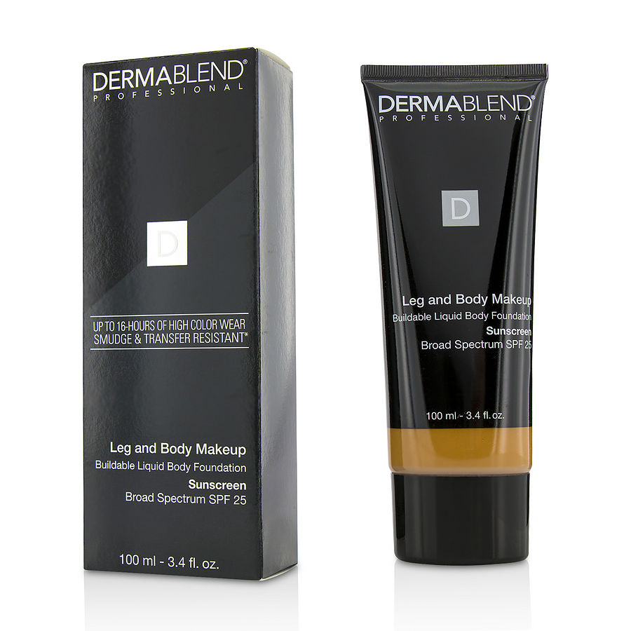 Leg and Body Make Up Buildable Liquid Body Foundation Sunscreen Broad Spectrum SPF 25 - #Tan Golden 65N --100ml/3.4oz - Dermablend by Dermablend Leg and Body Make Up Buildable Liquid Body Foundation Sunscreen Broad Spectrum SPF 25 - #Tan Golden 65N --100ml/3.4oz - Dermablend by Dermablend