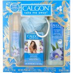 MORNING GLORY WITH BODY MIST 2 OZ & BODY WASH 6 OZ & BATH BEADS 3.5 OZ & SHOWER POUF - CALGON by Coty