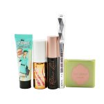 Pretty Up & Away Set (Primer + Powder + Cheek & Lip Stain + Brow Pencil + Mascara)  --5pcs - Benefit by Benefit