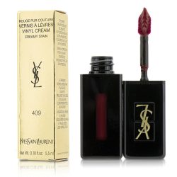 Rouge Pur Couture Vernis A Levres Vinyl Cream Creamy Stain - # 409 Burgundy Vibes  --5.5ml/0.18oz - YVES SAINT LAURENT by Yves Saint Laurent