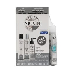 SET-4 PIECE MAINTENANCE KIT SYSTEM 1 WITH CLEANSER 10.1 OZ & SCALP THERAPY 10.1 OZ & SCALP TREATMENT 3.38 OZ & INSTANT FULLNESS DRY SHAMPOO 1.52 OZ - NIOXIN by Nioxin