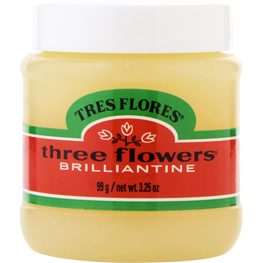 TRES FLORES BRILLIANTINE SOLID 3.25 OZ - CLUBMAN by Clubman TRES FLORES BRILLIANTINE SOLID 3.25 OZ - CLUBMAN by Clubman