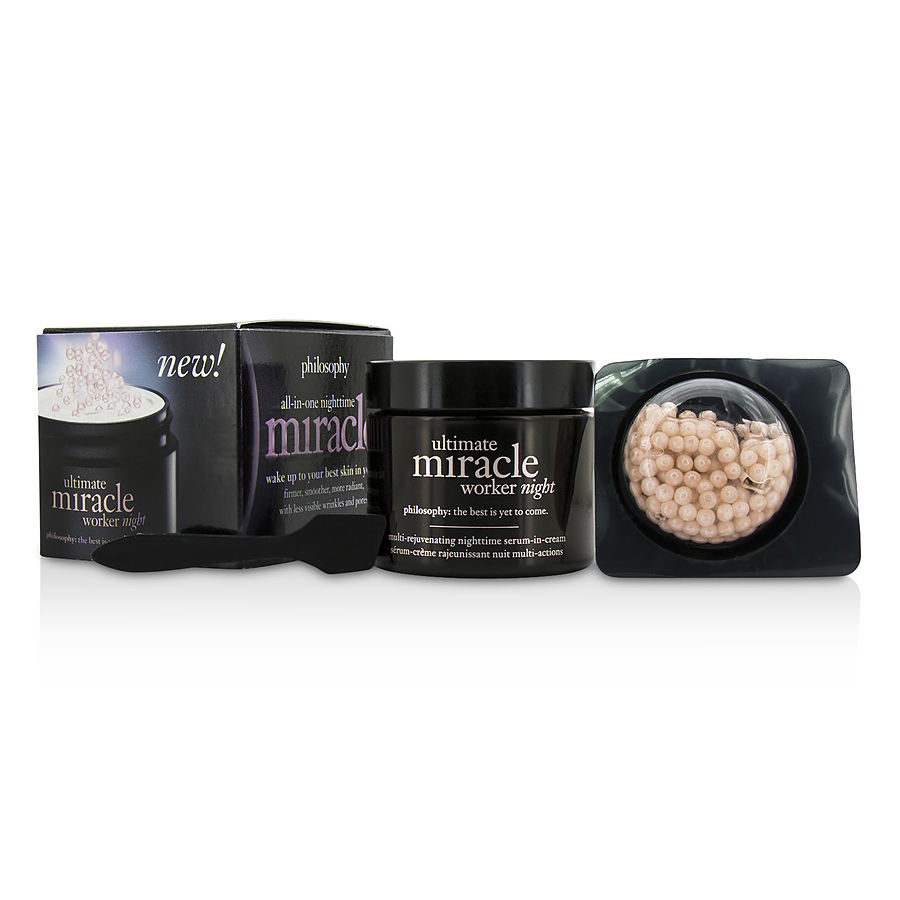 Ultimate Miracle Worker Night: Night Cream 50ml + Night Serum 10ml --2pcs - Philosophy by Philosophy Ultimate Miracle Worker Night: Night Cream 50ml + Night Serum 10ml --2pcs - Philosophy by Philosophy