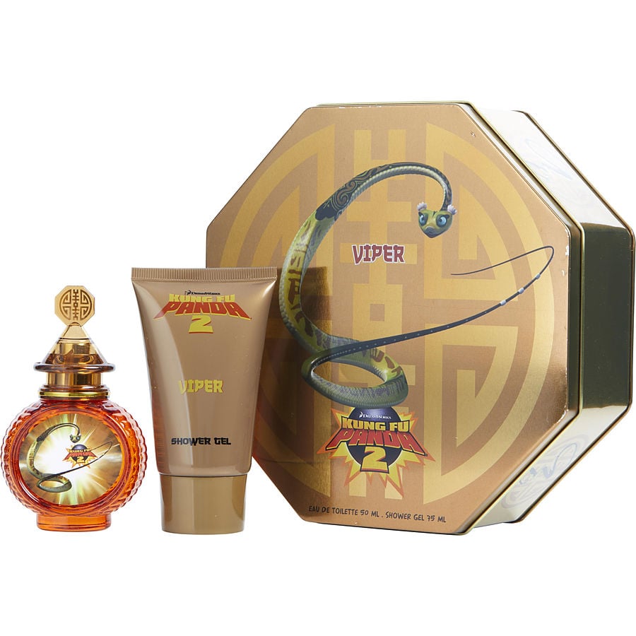 Kung Fu Panda By Dreamworks - Viper Edt Spray 1.7 Oz & Shower Gel 2.5 Oz -  Authentic Scent