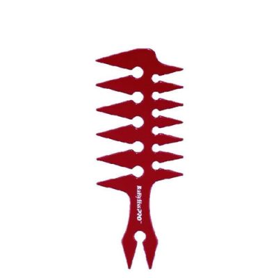 Babyliss Wide-Tooth Styling Comb Red