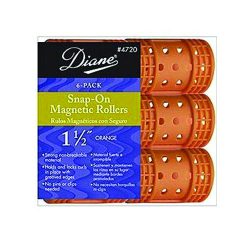 Diane 4720 Snap-On Magnetic Rollers Orange