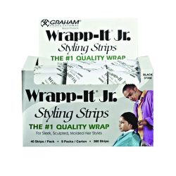 Graham Wrapp-It Jr. Strip-Blk 9/Cs #37350