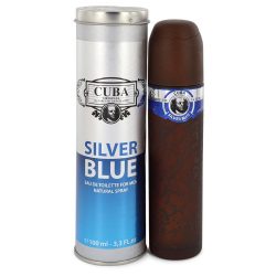Cuba Silver Blue Cologne By Fragluxe Eau De Toilette Spray
